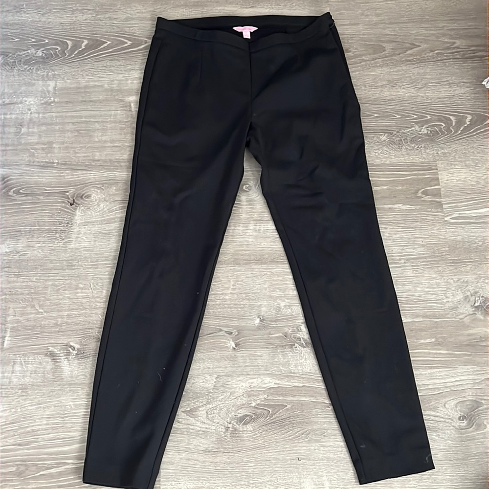 Lily Pulitzer black dress pants.  EUC